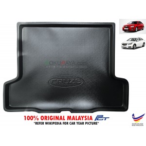 Chevrolet Cruze J300 1st Gen 2008–2016 Custom Fit Original PE Non Slip Rear Trunk Boot Cargo Tray